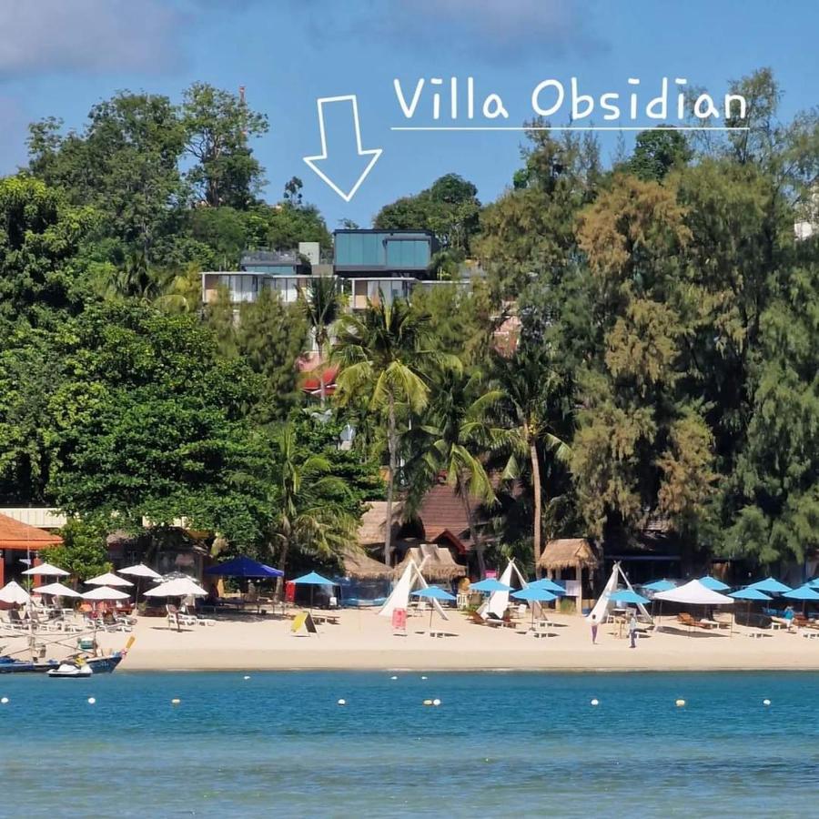 Villa Obsidian, With Staff, Sea View And Walk To Choeng Mon Beach المظهر الخارجي الصورة