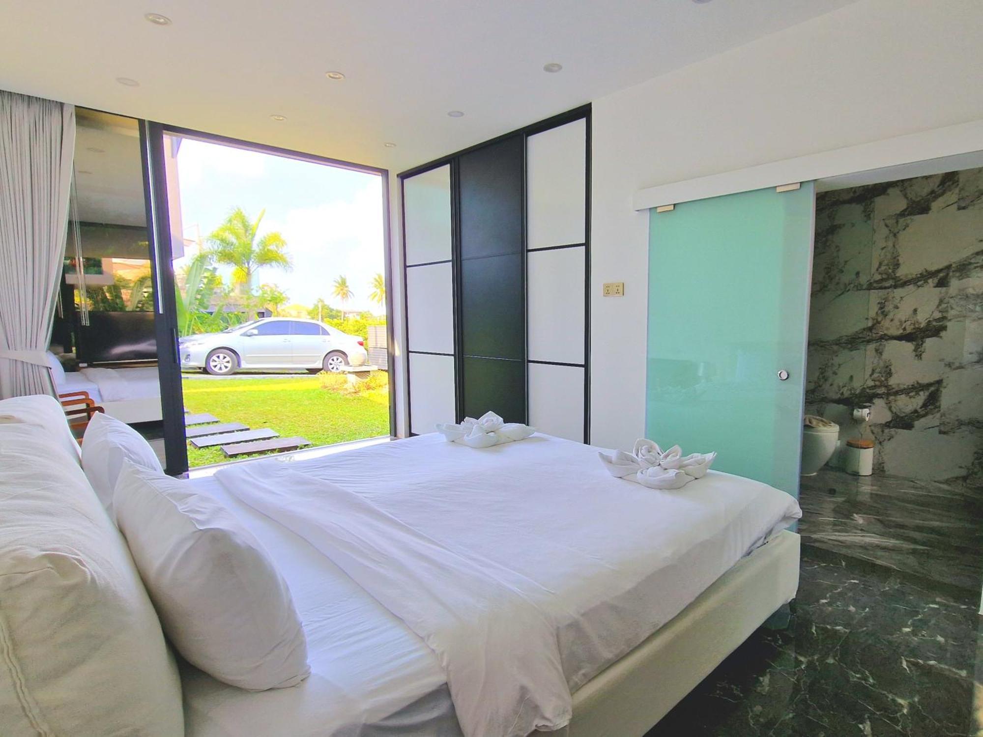 Villa Obsidian, With Staff, Sea View And Walk To Choeng Mon Beach المظهر الخارجي الصورة