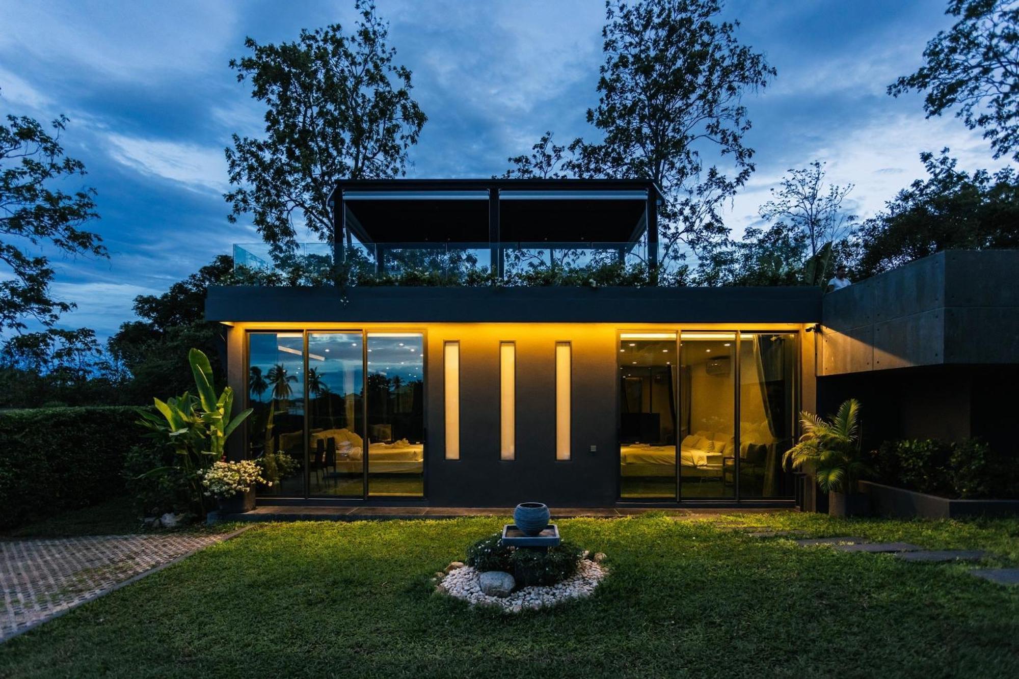 Villa Obsidian, With Staff, Sea View And Walk To Choeng Mon Beach المظهر الخارجي الصورة