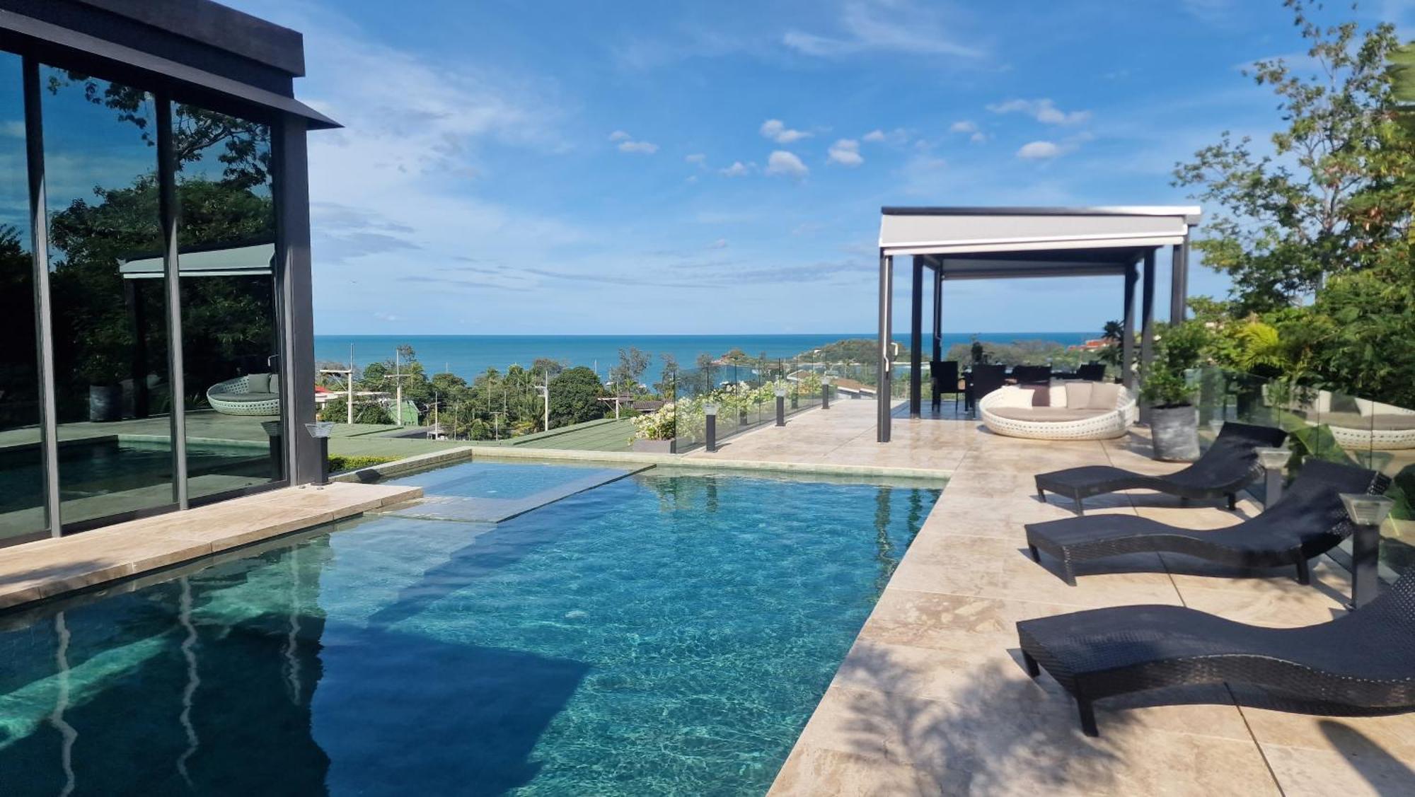 Villa Obsidian, With Staff, Sea View And Walk To Choeng Mon Beach المظهر الخارجي الصورة