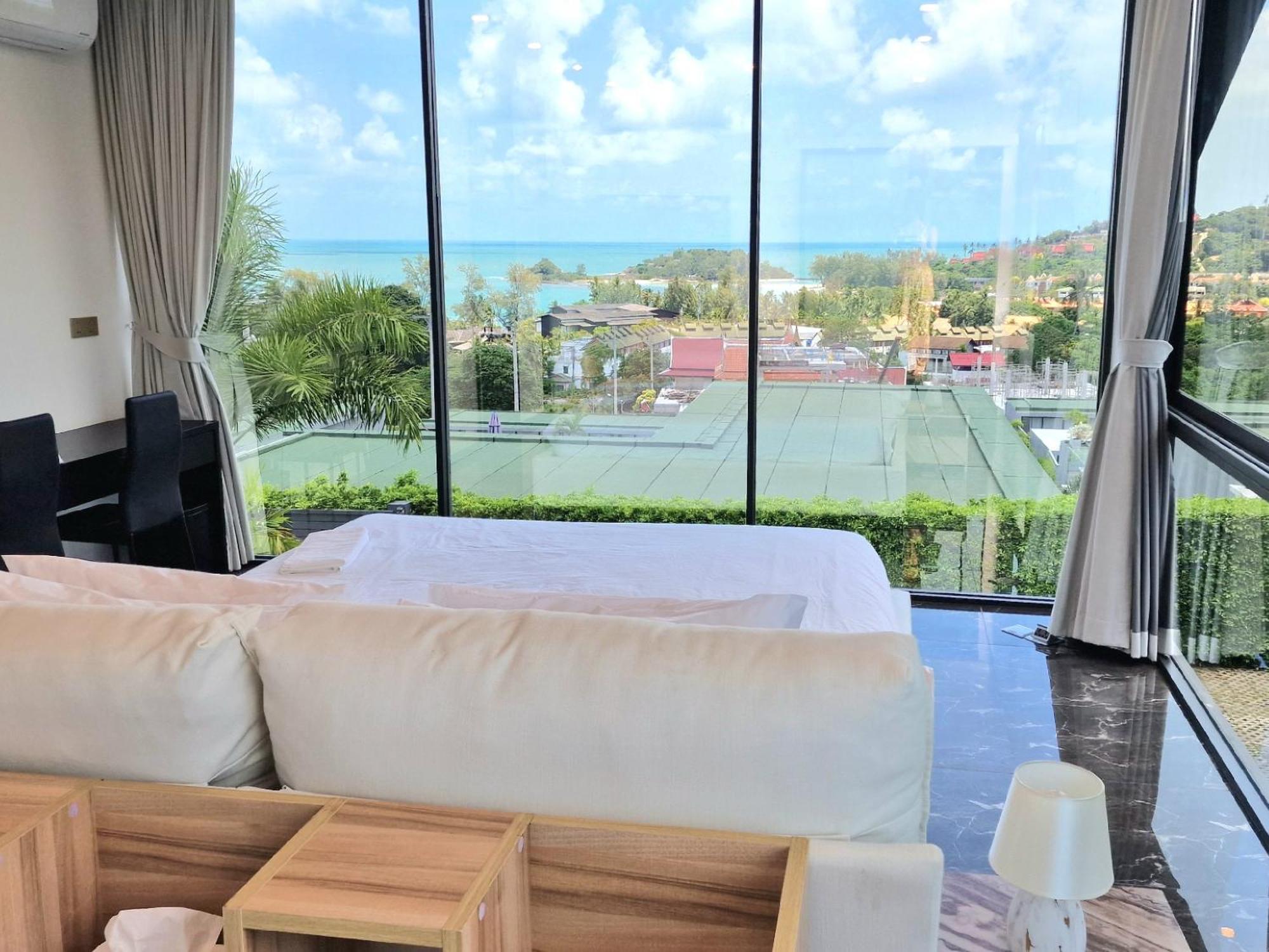 Villa Obsidian, With Staff, Sea View And Walk To Choeng Mon Beach المظهر الخارجي الصورة