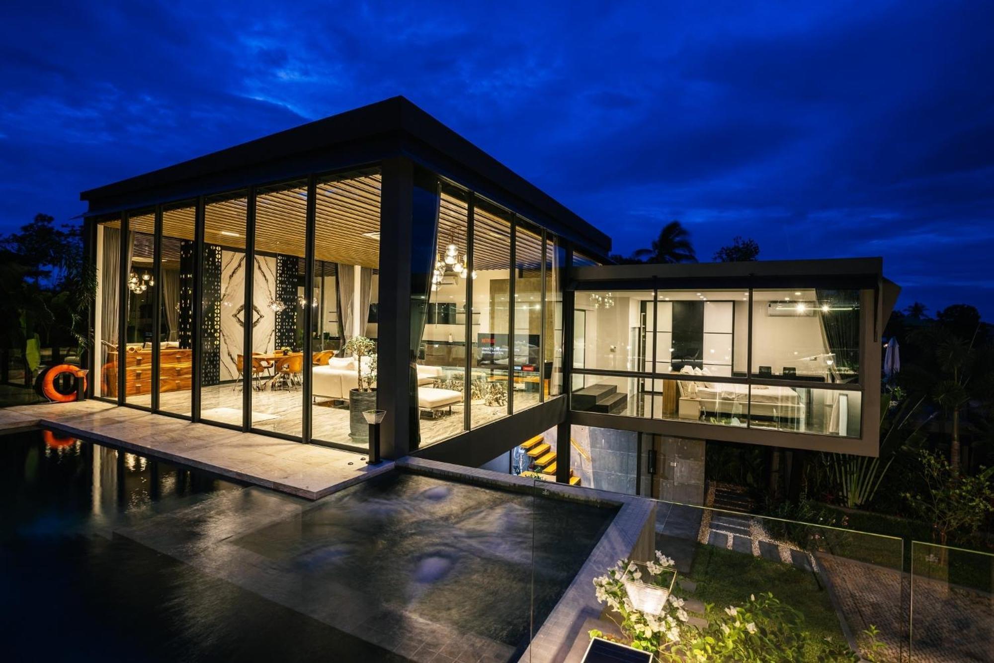Villa Obsidian, With Staff, Sea View And Walk To Choeng Mon Beach المظهر الخارجي الصورة