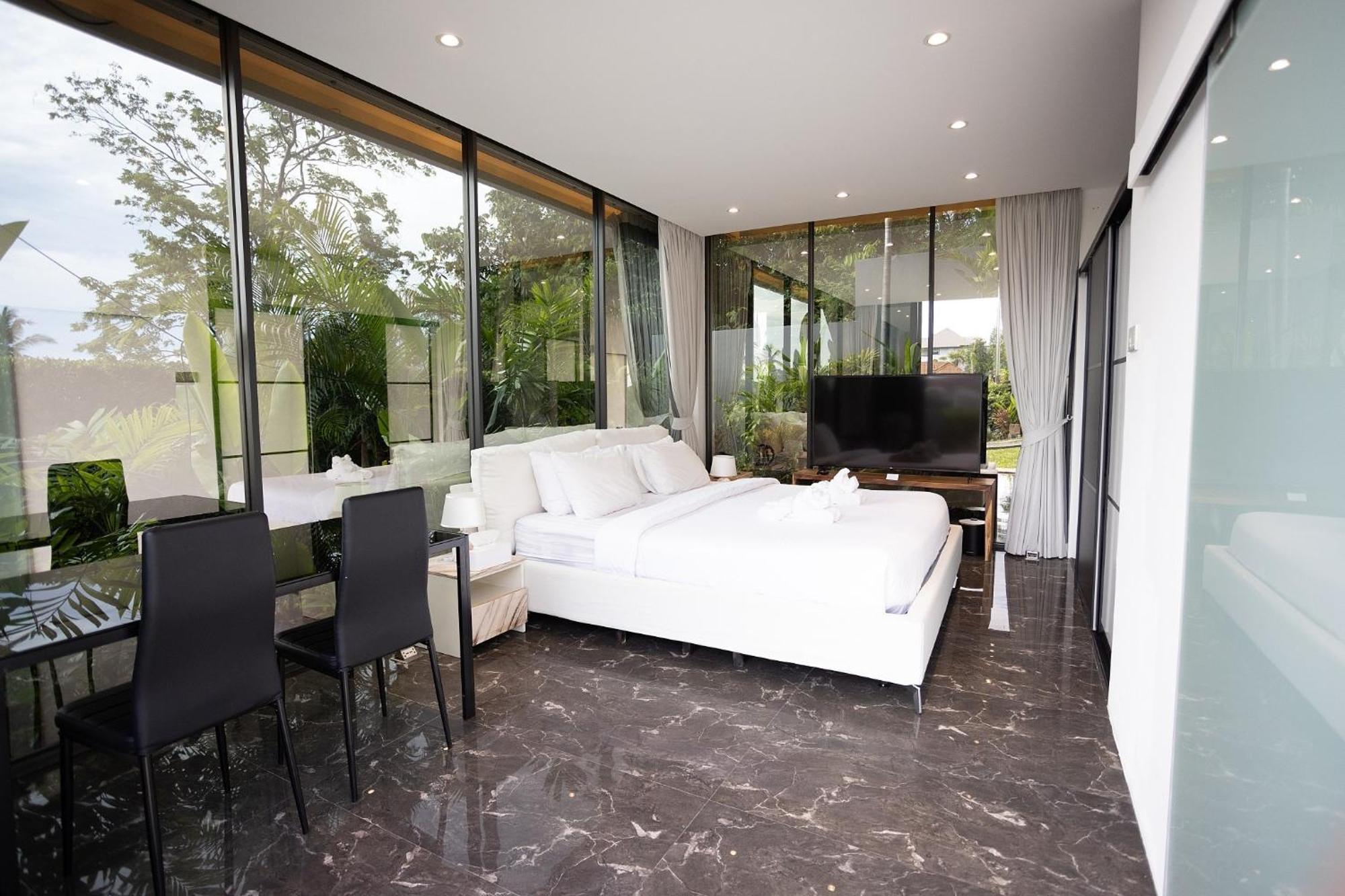 Villa Obsidian, With Staff, Sea View And Walk To Choeng Mon Beach المظهر الخارجي الصورة